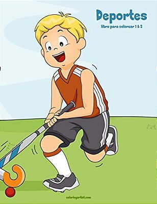 Deportes Libro Para Colorear 1 & 2-..