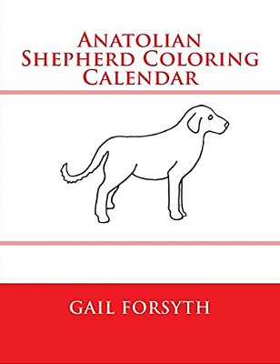Anatolian Shepherd Coloring Calendar-..