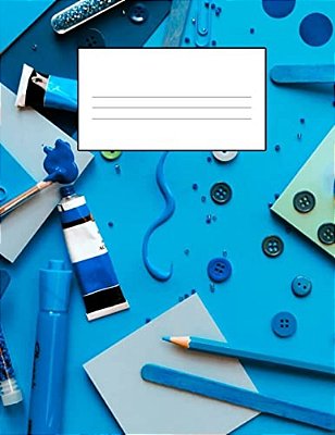 Blue Story Paper Book - Arts And Crafts: Story Paper Book-..