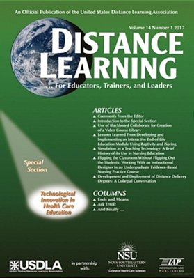 Distance Learning Vol 14 Issue 1-..