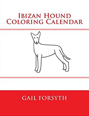 Ibizan Hound Coloring Calendar-..