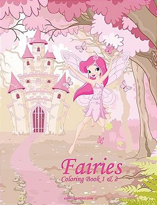 Fairies Coloring Book 1 & 2-..