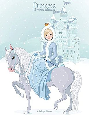 Princesa Libro Para Colorear 2-..