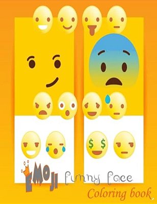 Emoji Funny Face Coloring Book-..