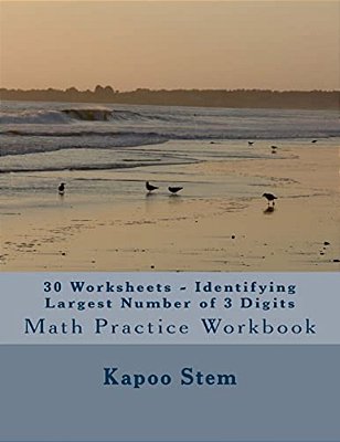 30 Worksheets - Identifying Largest Number Of 3 Digits: Math Practice Workbook-..