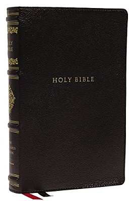 Nkjv, Personal Size Reference Bible, Sovereign Collection, Genuine Leather, Black, Red Letter, Thumb Indexed, Comfort Print: Holy Bible, New King Jame-..