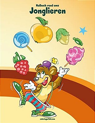 Malbuch Rund Ums Jonglieren 1-..