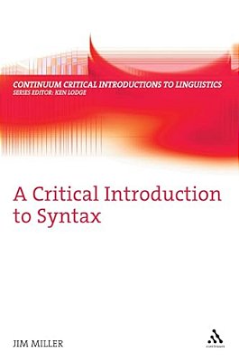 A Critical Introduction To Syntax-..