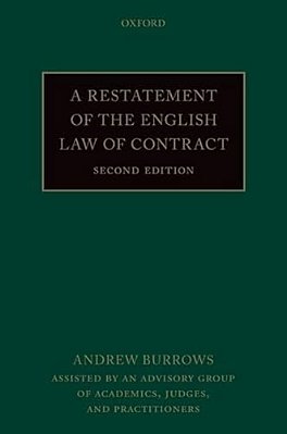 Restatement Of The English Law Of Contract-..