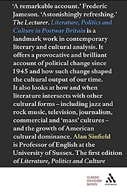 Literature, Politics And Culture In Postwar Britain-..