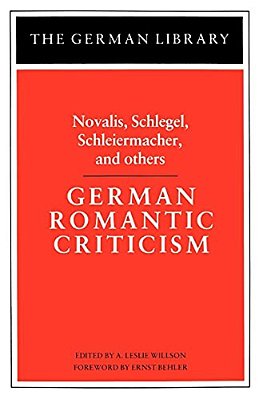 German Romantic Criticism-..