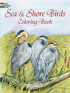 Sea And Shore Birds Coloring Book-..