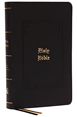 Kjv, Personal Size Large Print Reference Bible, Vintage Series, Black Leathersoft, Red Letter, Thumb Indexed, Comfort Print: Holy Bible, King James Ve-..