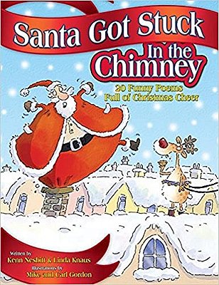 Santa Got Stuck In The Chimney - Hardback-..