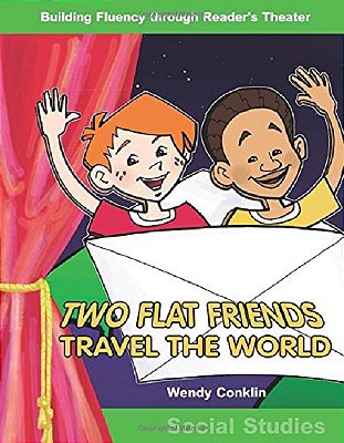 Two Flat Friends Travel The World - 6 Pack-..