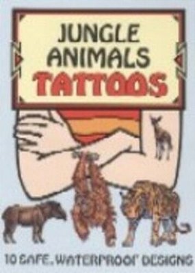 Jungle Animals Tattoos - 10 Safe, Waterproof Designs-..