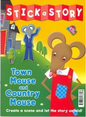 Town Mouse And Country Mouse - Stick A Story, Sticker Fun!-..