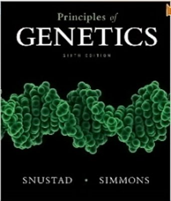 Principles Of Genetics - 6Th Edition-..
