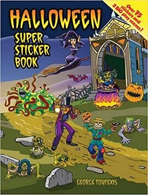 Halloween Super Sticker Book-..