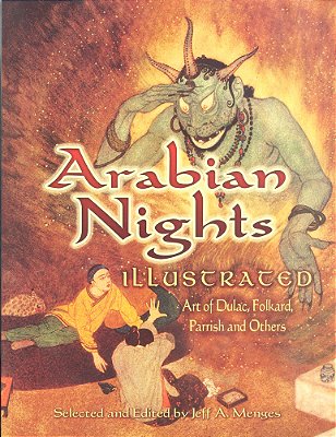 Arabian Nights Illustrated - Art Of Dulac, Folkard, Parrish And Others-..