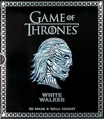 Game Of Thrones Mask - White Walker - 3D Mask & Wall Mount-..