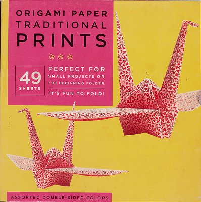 Origami Paper Traditional Prints 8 1/4" 49 Sheets-..