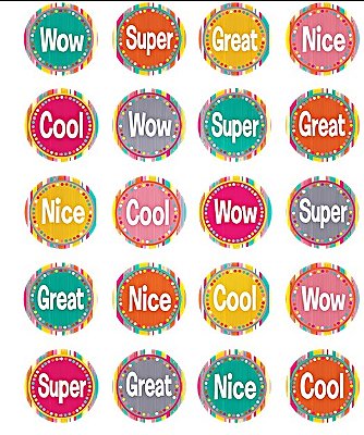 Tropical Punch Stickers - 120 Stickers - Tcr 2673-..