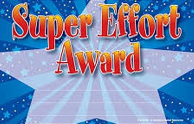 Super Effort Awards-..