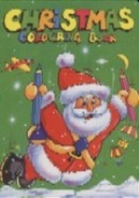Christmas Colouring Book Green-..