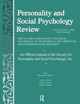Personality And Social Psychology At The Interface: New Directions For Interdisciplinary Research: A Special Issue Of Personality And Social Psycholog-..