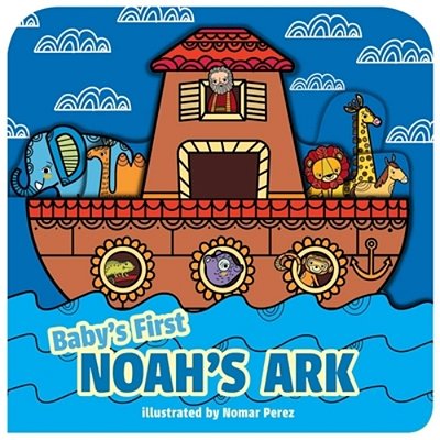 Baby's First Noah's Ark (A Boat-Shaped Novelty Board Book For Toddlers)-..