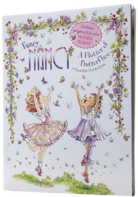 Fancy Nancy: A Flutter Of Butterflies Reusable Sticker Book [With Reusable Stickers]-..