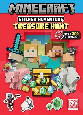 Minecraft Sticker Adventure: Treasure Hunt (Minecraft)-..
