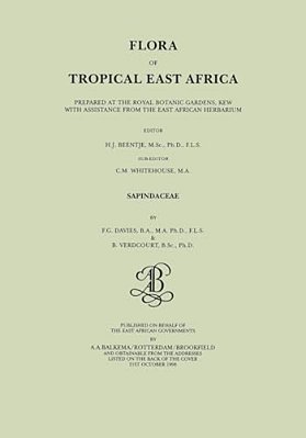 Flora Of Tropical East Africa - Sapindaceae (1998)-..