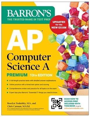 Ap Computer Science A Premium, 13Th Edition: Prep Book With 6 Practice Tests + Comprehensive Review + Online Practice (2026)-..