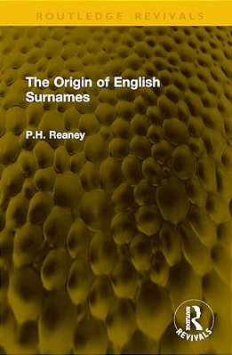 The Origin Of English Surnames-..