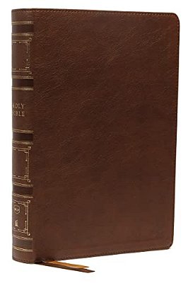Nkjv, Single-Column Wide-Margin Reference Bible, Leathersoft, Brown, Red Letter, Comfort Print: Holy Bible, New King James Version-..