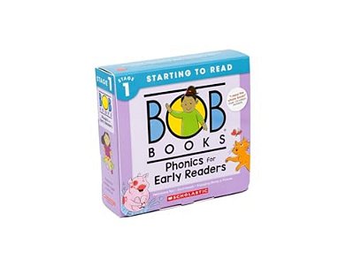 Bob Books - Phonics For Early Readers Box Set Decodable Phonics Books, Ages 4 And Up, Kindergarten (Stage 1: Starting To Read)-..