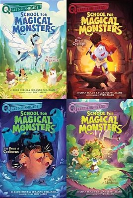 School For Magical Monsters Collected Set: Rise Of Pegasus; The Eye Of Cyclops; The Roar Of Cerberus; The Wiggles Of Medusa (Quix Books)-..