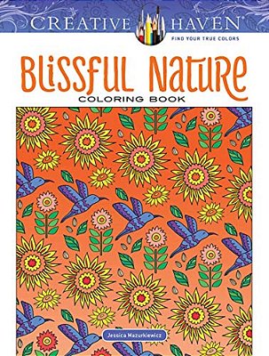 Creative Haven Blissful Nature Coloring Book-..