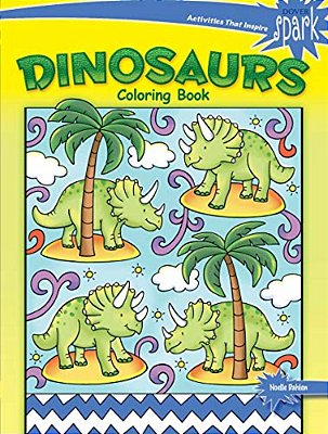 Spark Dinosaurs Coloring Book-..