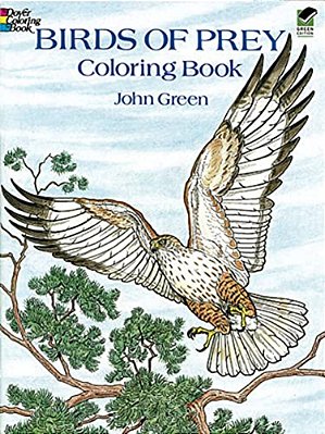 Birds Of Prey Coloring Book-..