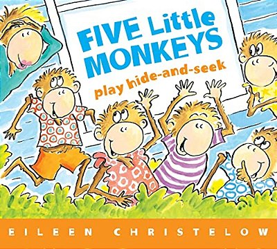 Five Little Monkeys Play Hide And Seek-..