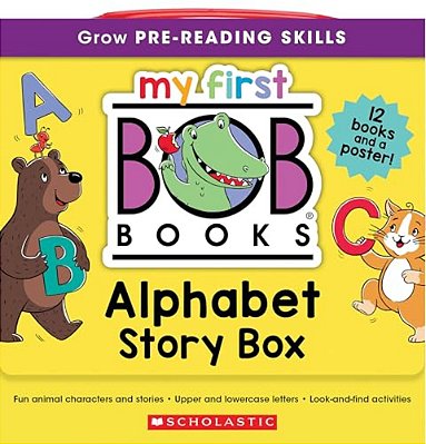 My First Bob Books - Alphabet Story Box Phonics, Letter Sounds, Ages 3 And Up, Pre-k (Reading Readiness)-..