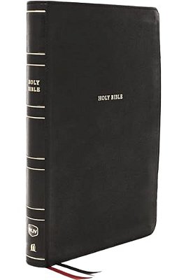 Nkjv, Thinline Bible, Large Print, Leathersoft, Black, Thumb Indexed, Comfort Print: Holy Bible, New King James Version-..