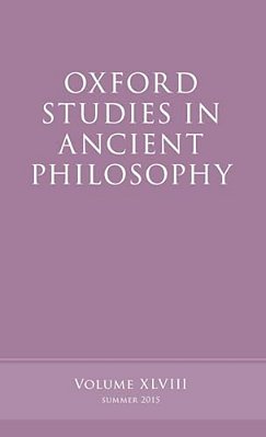 Oxford Studies In Ancient Philosophy, Volume 48 (UK)-..