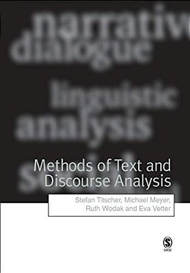 Methods Of Text And Discourse Analysis: In Search Of Meaning-..