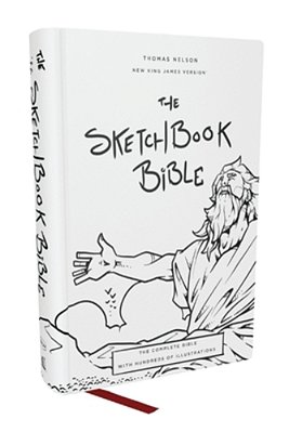 The Sketchbook Bible: The Complete Bible With Hundreds Of Illustrations (Nkjv, Hardcover, Red Letter, Comfort Print)-..
