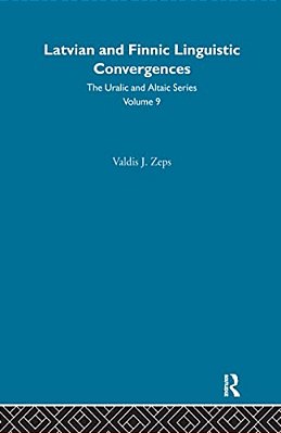 Latvian And Finnic Linguistic Convergence-..