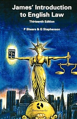 James' Introduction To English Law-..